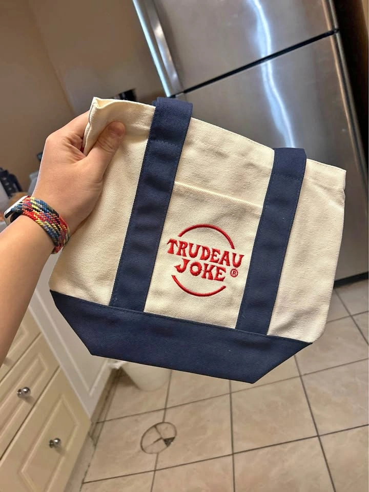 Trudeau Joke Tote Bag