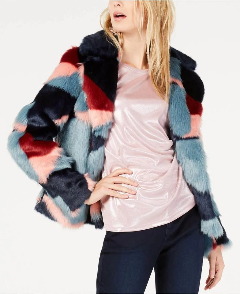 INC International Concept patched fur jacket - photo 2