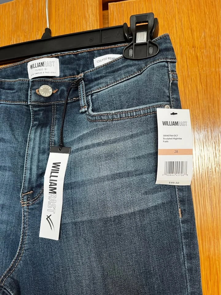 WilliamRast Dark Blue High-Rise Jeans - photo 2