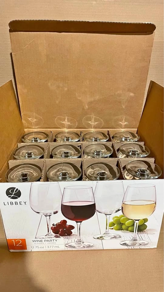 Libbey Wine Party Glasses 12-piece set 12.75 oz