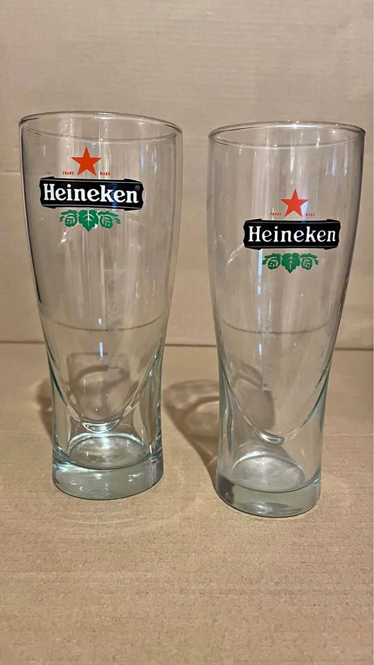 Heineken Beer Glasses - Set of 2