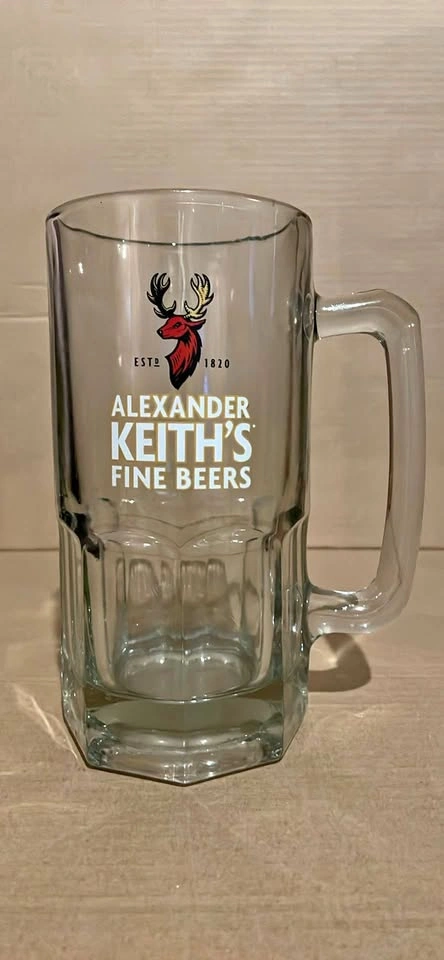VTG Alexander Keith's Beer Glass Stein 32oz
