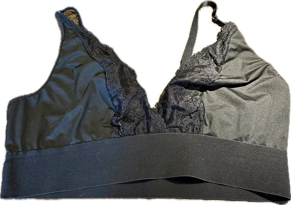 Black Wire-Free Bralette - Size 4X