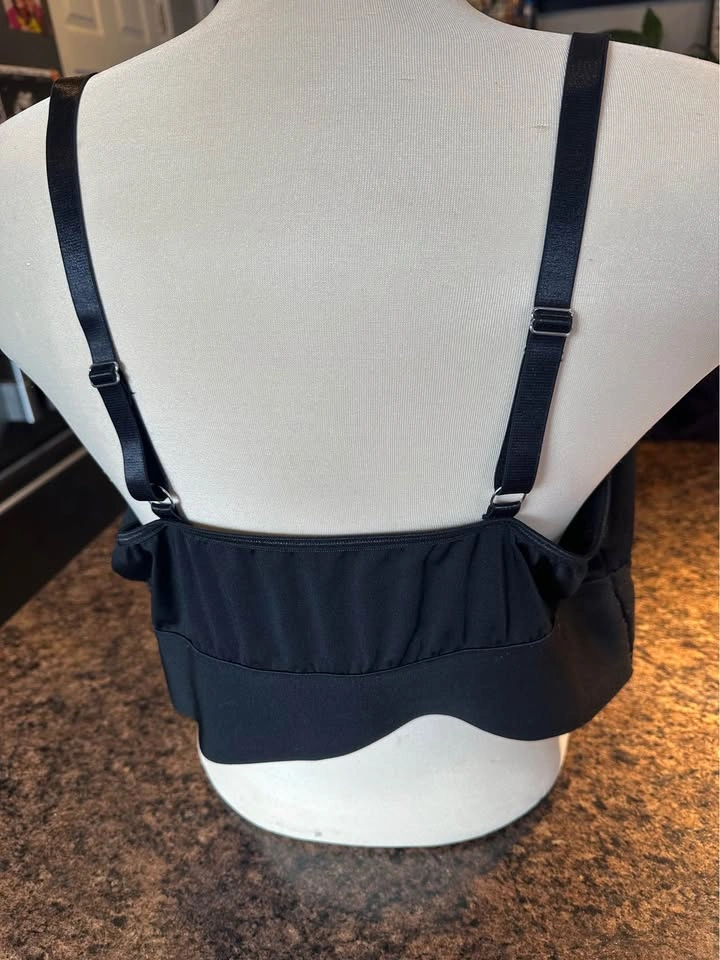 Black Wire-Free Bralette - Size 4X - photo 4