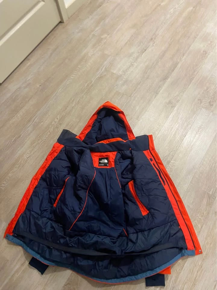 Orange North Face Coat - Men's Size M - photo 2