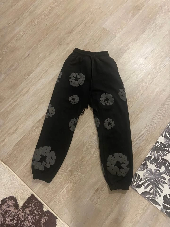 Monochrome denim tear pants - photo 3