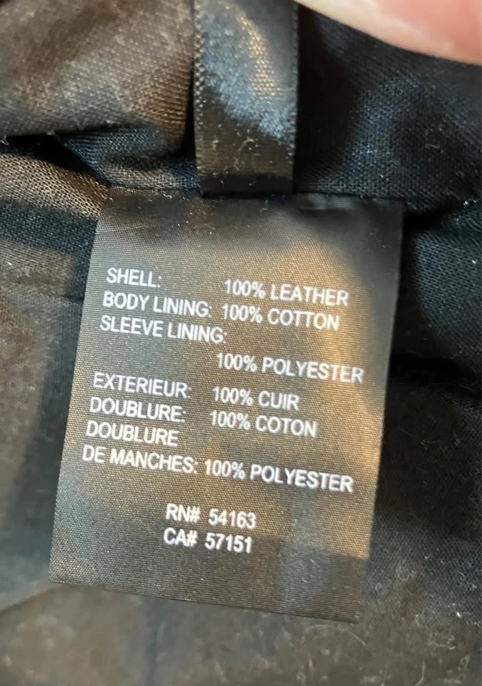 Karl Lagerfeld men’s leather jacket size M - photo 2