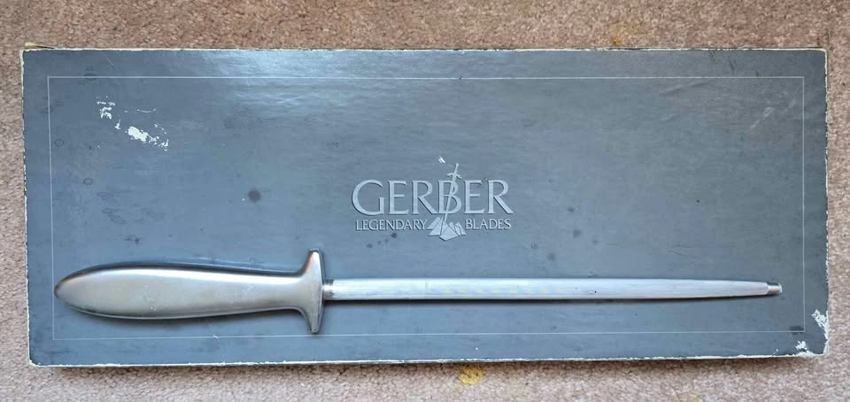 Vintage Gerber Carving Set - Complete (Knife, Fork & Steel) - photo 4