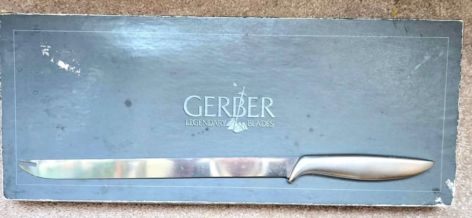 Vintage Gerber Carving Set - Complete (Knife, Fork & Steel) - photo 5