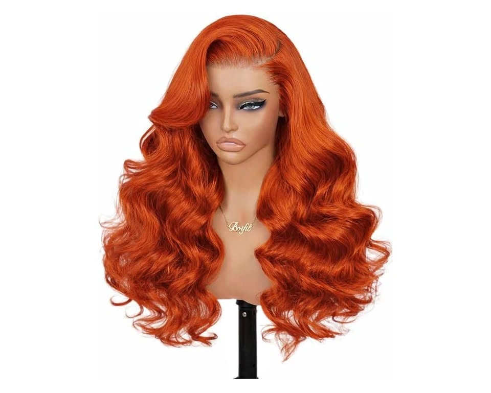 30 Inch Ginger Wig Human Hair