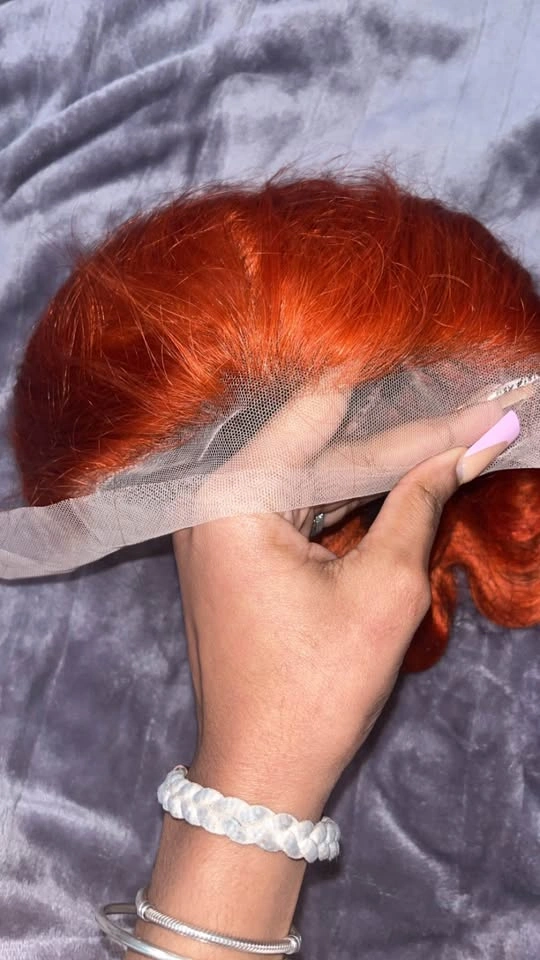 30 Inch Ginger Wig Human Hair - photo 4