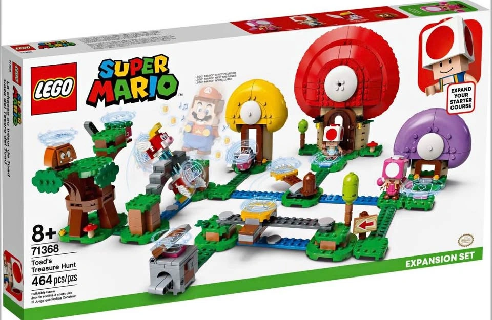 Lego Mario Toad’s Treasure Hunt Set (#71368)