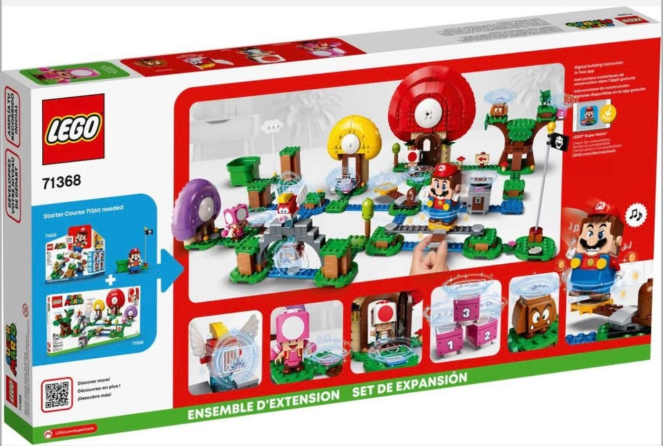 Lego Mario Toad’s Treasure Hunt Set (#71368) - photo 2