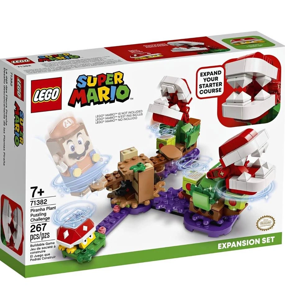 Lego Mario Piranha Plant Puzzling Challenge Expansion Set #71382