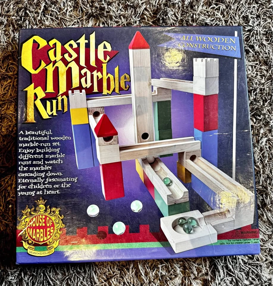 Castle Marble Run - Solid Wood