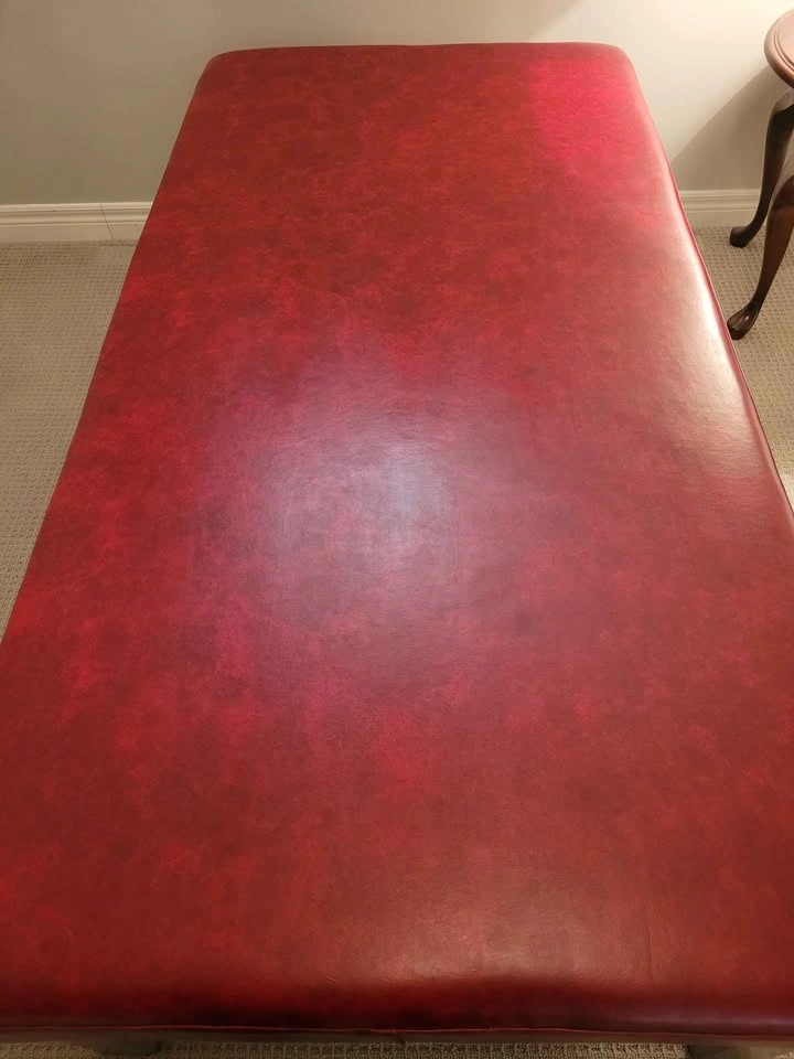 Strong steel bench with thick foam top and covered with vinyl. - photo 4