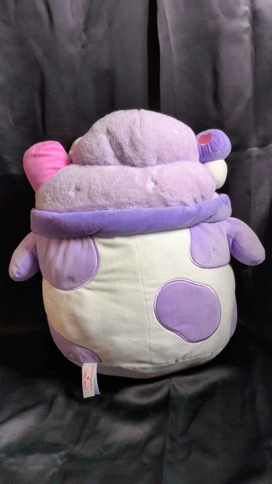 Large Purple Witchy Goth Cow Milkshake Plush - photo 2