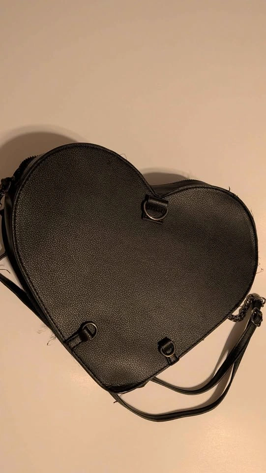 Black Goth Heart Purse - photo 5