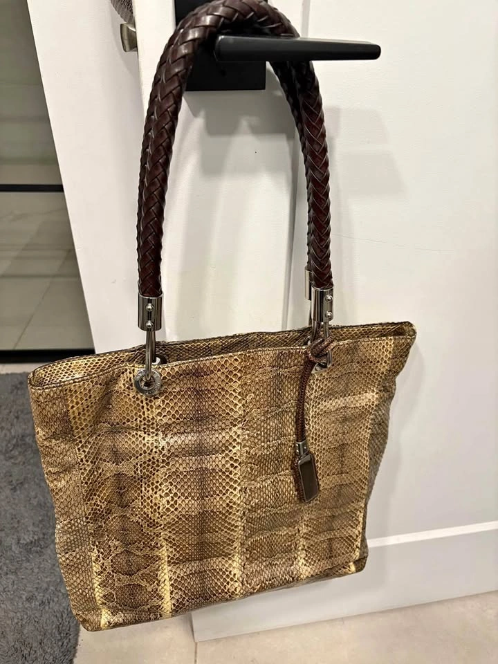 MICHAEL KORS SNAKESKIN LEATHER PURSE