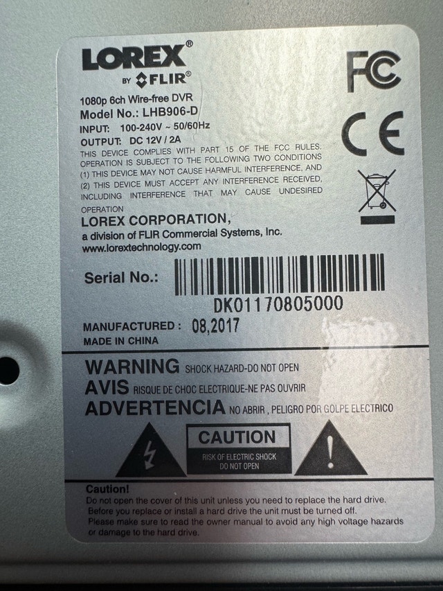 Lorex DVRs + Cameras - photo 3