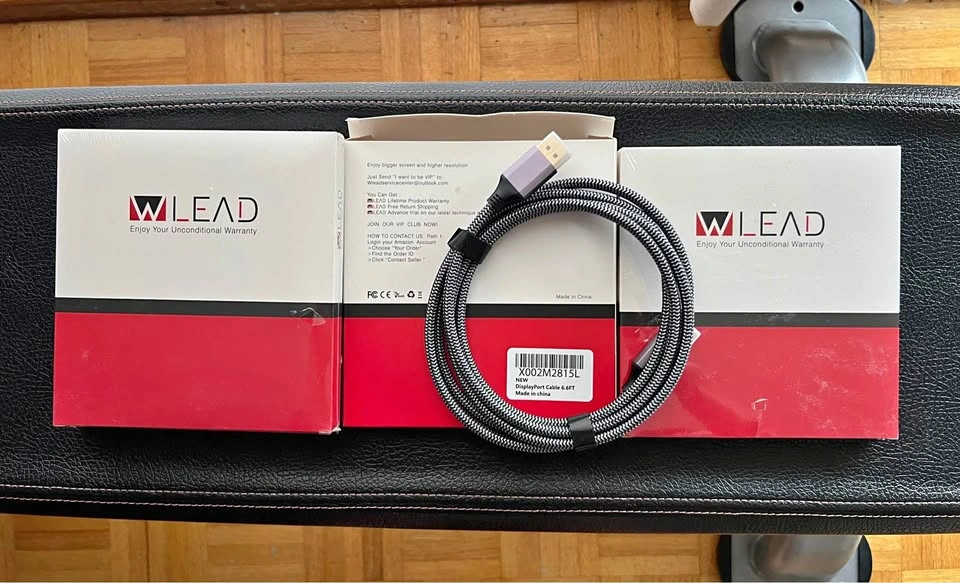 Braided Display Port Cables