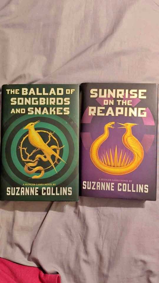 The Ballad of Songbirds and Snakes + Sunrise On The Reaping Book