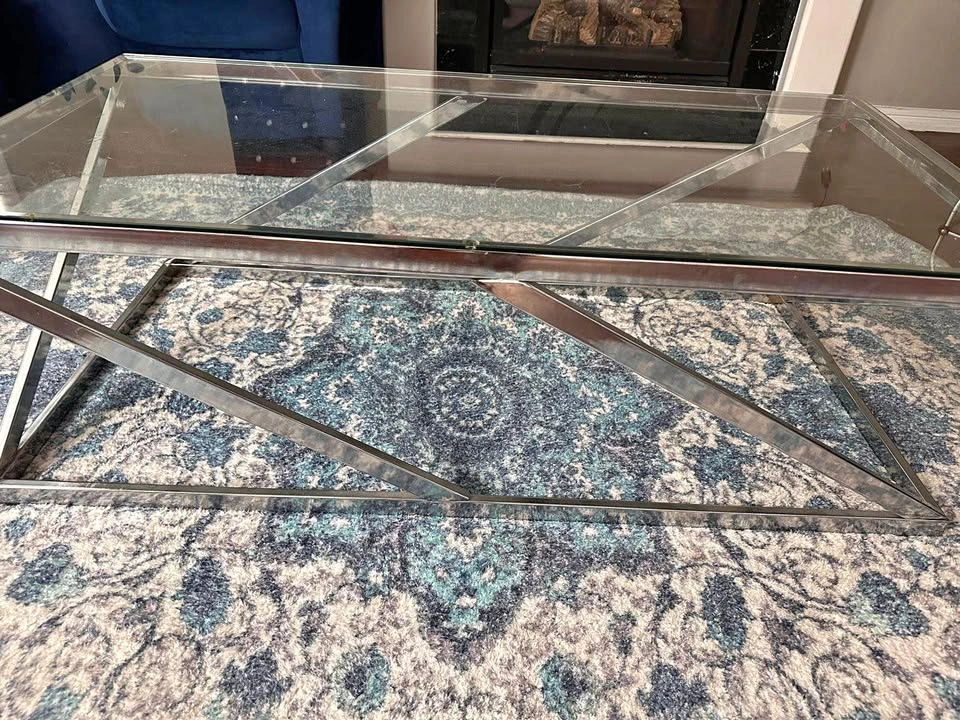 Rectangular Glass Coffee Table
