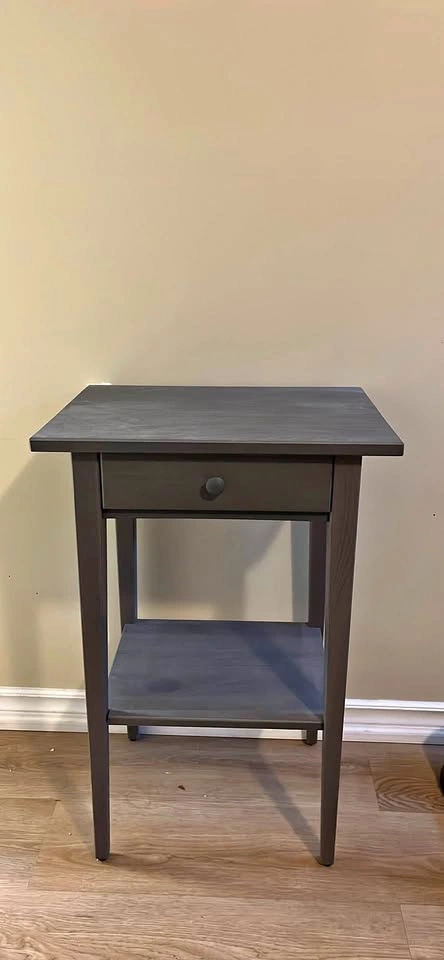 Wood bedside tables - set of 2