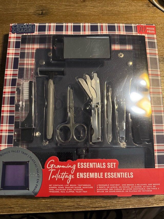 Cedar & Sage Grooming Set