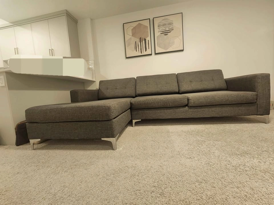 Charcoal Grey - Sectional Couch - photo 2