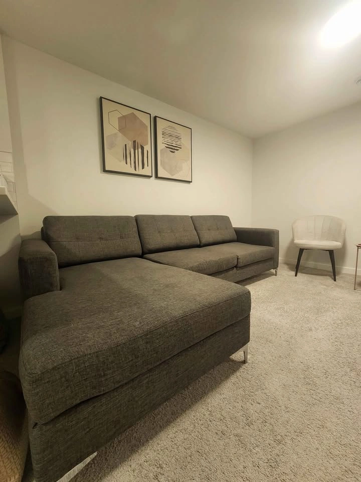 Charcoal Grey - Sectional Couch - photo 3