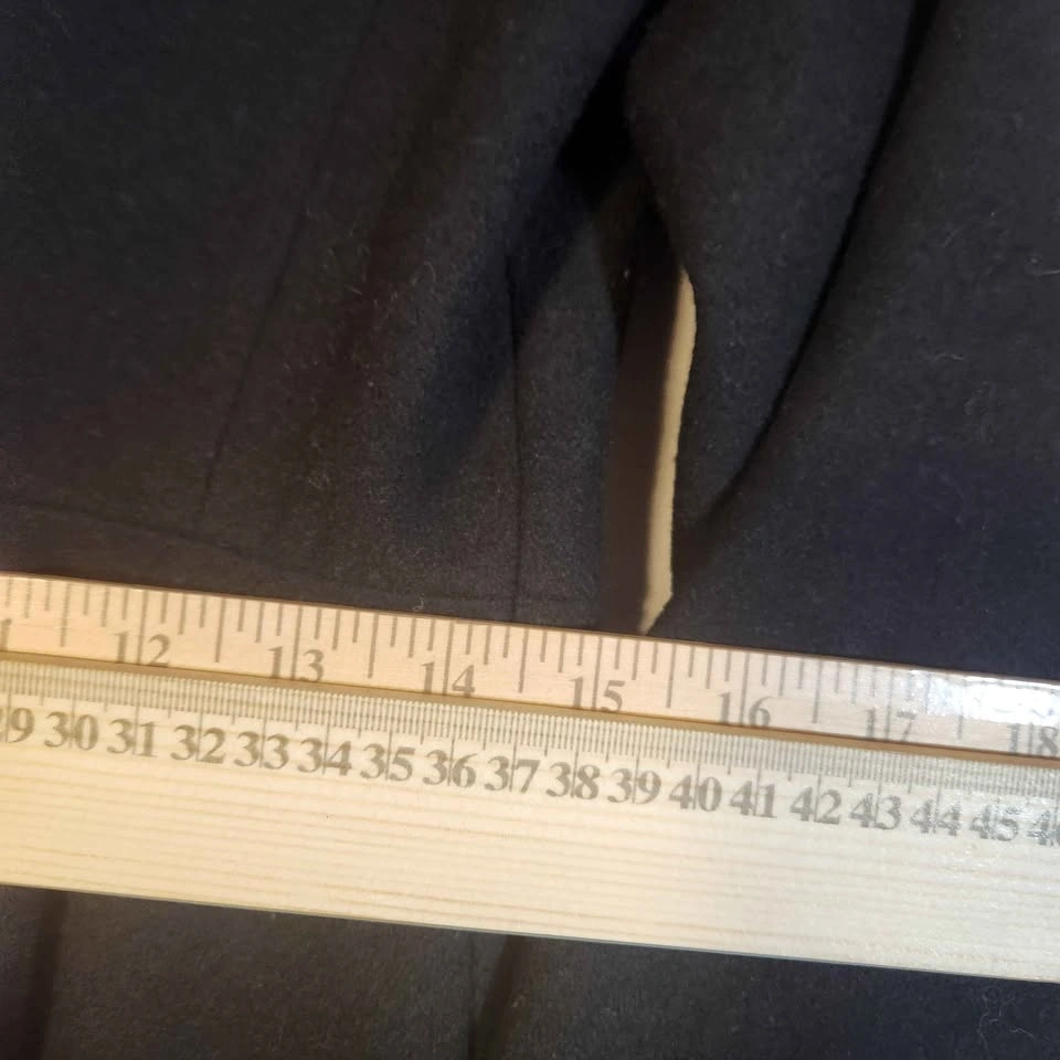 Ever New Black Wool Blend Fit & Flare Coat USA 6 - photo 4