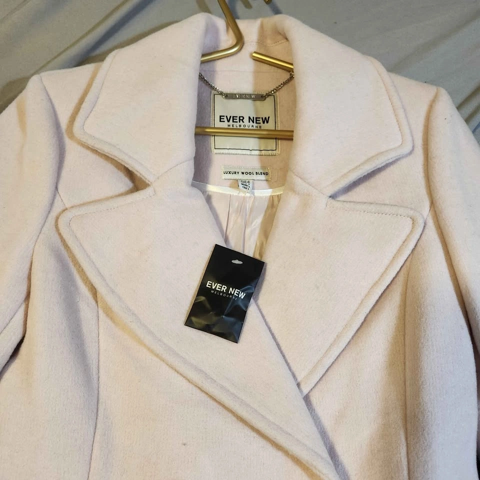 NWT Ever New Melbourne Wool Blend Peacoat Jacket Size 4 - photo 2