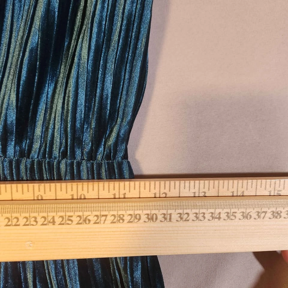 New With Tag DYNAMITE Blue Pleated Sleeveless Jumpsuit TP/XS - photo 5