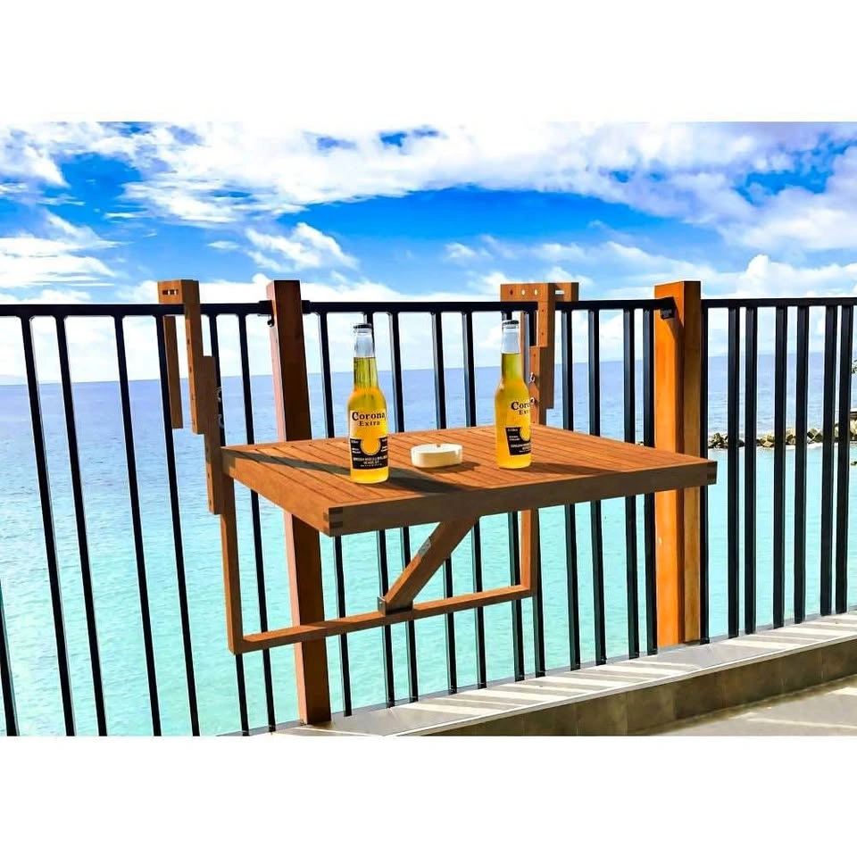 INTERBUILD Real Wood Balcony/Deck Table - Toronto Patio Furnitur