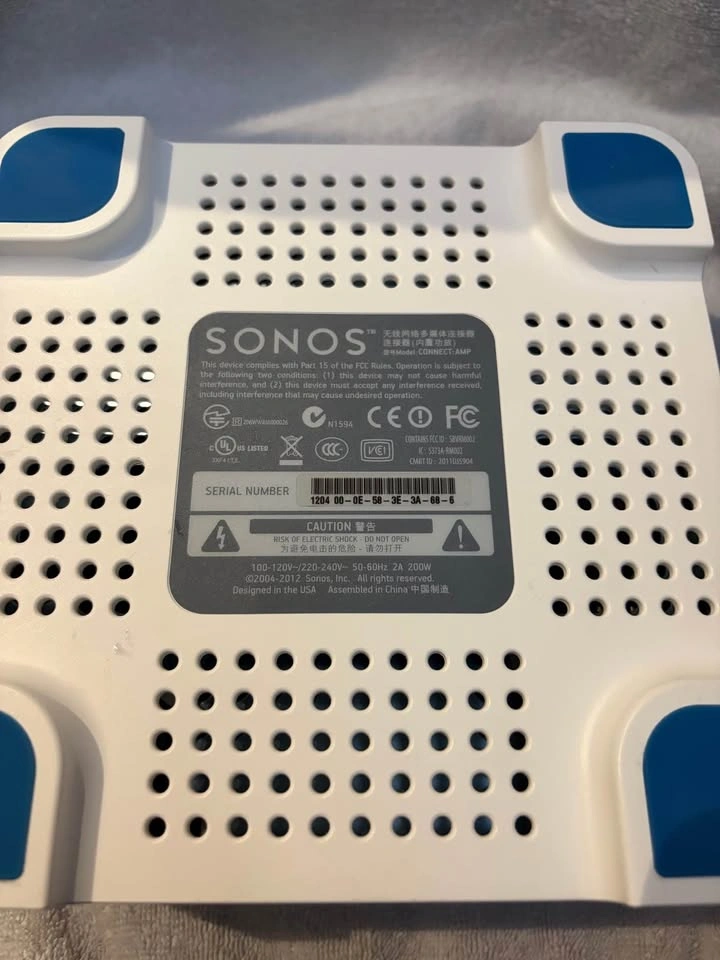 Sonos Connect:Amp S1 (Streaming, iPhone, Android Compatible) - photo 3
