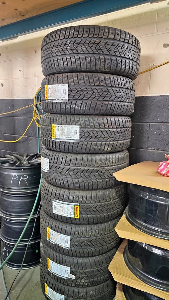 19 inch Tesla Model 3 Rims w/ Pirelli Winter Tires & TPMS