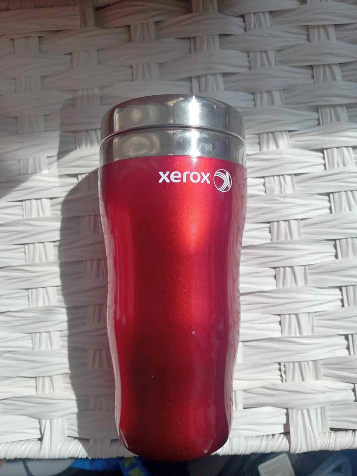 Stainless Steel Red Travel Mug