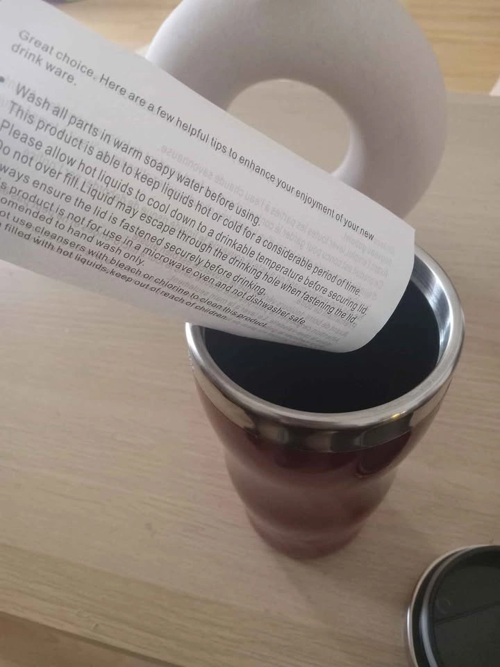 Stainless Steel Red Travel Mug - photo 4
