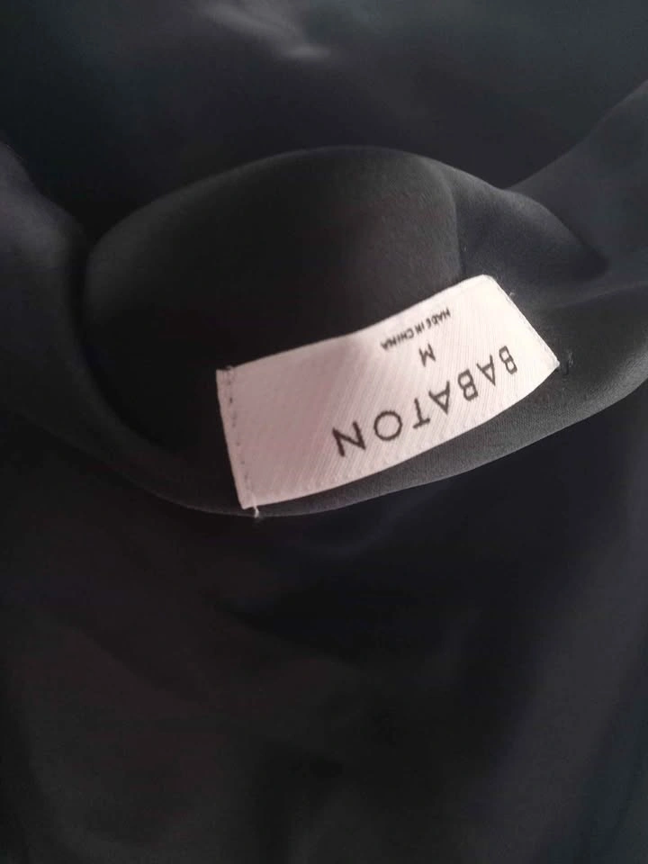 Babaton Black Slip Dress Size M - photo 4