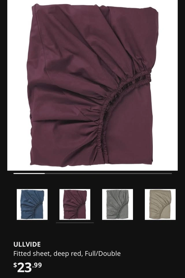 Ikea Fitted Sheets - double - photo 2