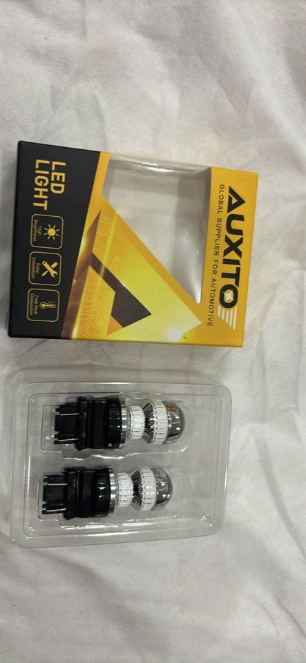 AUXITO 3157 LED Brake / Tail Light Bulbs (Red) - $15 - photo 2