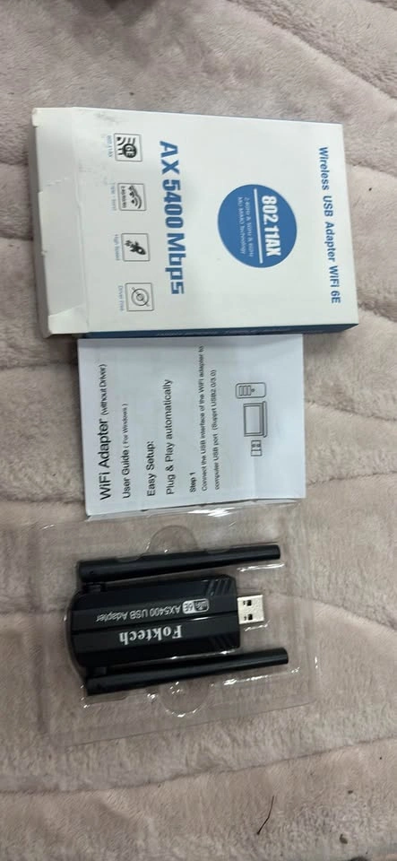 Brand New WiFi 6E USB Adapter AX5400 - Gaming Receiver - photo 2