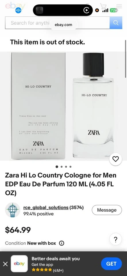 Zara Cologne Hi Lo Country 120ml - photo 3