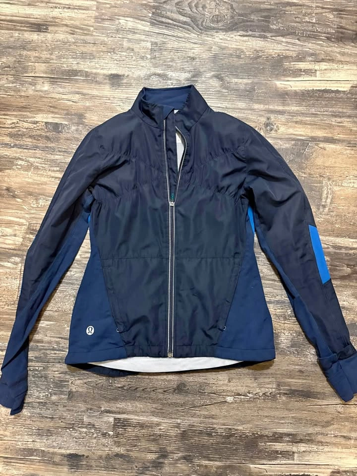 Lululemon Athletica Navy Blue Full Zip Jacket