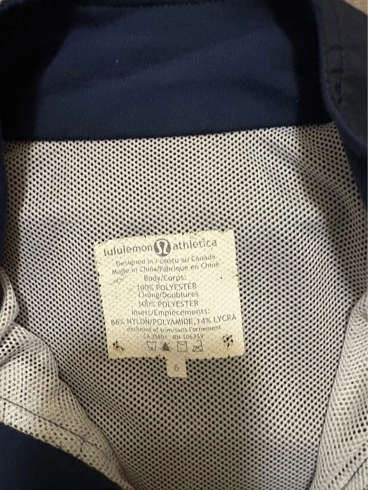 Lululemon Athletica Navy Blue Full Zip Jacket - photo 2