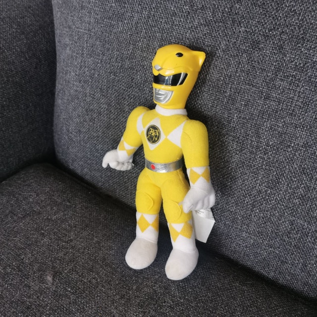 Vintage Power Rangers Yellow Ranger Plush Doll 1993
