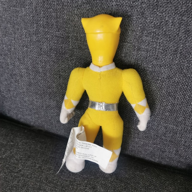 Vintage Power Rangers Yellow Ranger Plush Doll 1993 - photo 2