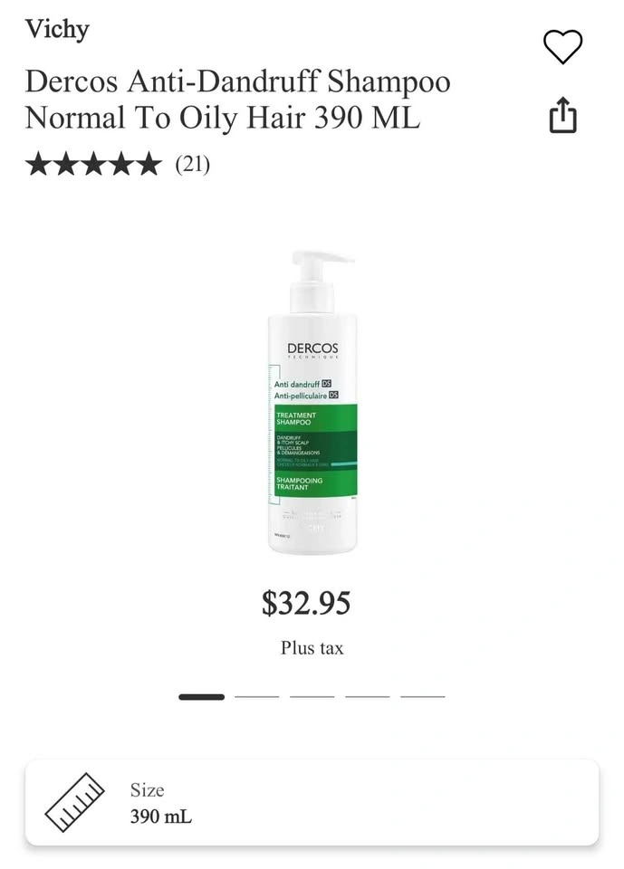Anti Dandruff Shampoo Vichy Dercos - photo 4