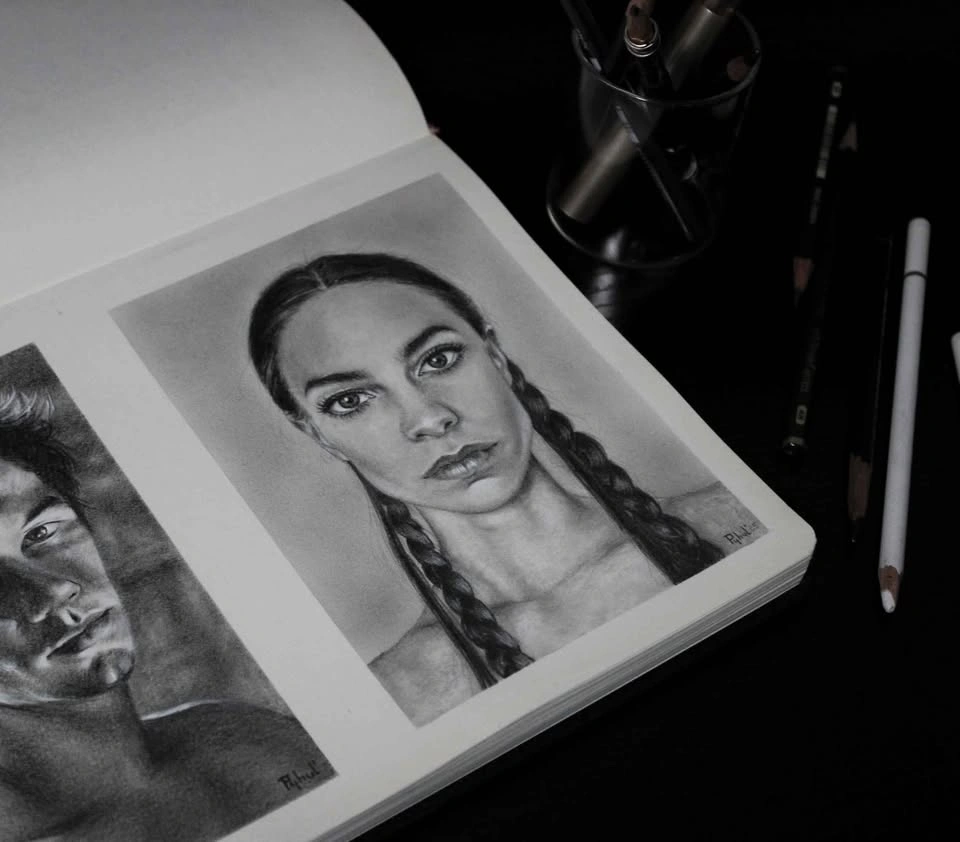 Commission Graphite Portrait - photo 2